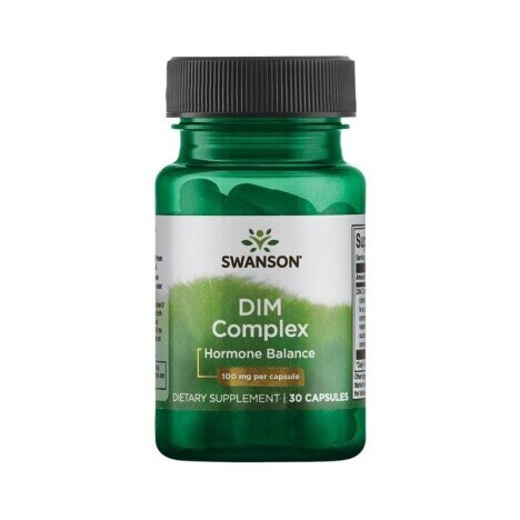 DIM Complex, Diindolilmetan 100 mg 30 Capsule, Swanson, menopauza, estrogen